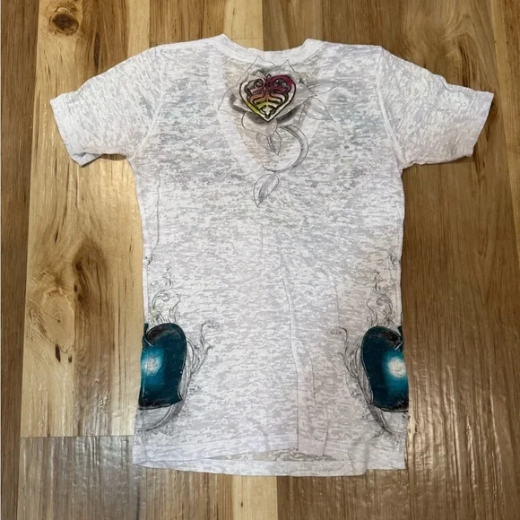 Sinful Graphic Tee - Gray - Picture 4 of 5